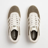 Adidas Gazelle ADV Shoes - Olive Strata / Chalk White / Gold Metallic thumbnail