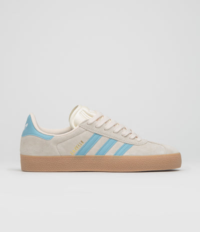 Adidas Gazelle ADV Shoes - Wonder White / Preloved Blue / Gum4