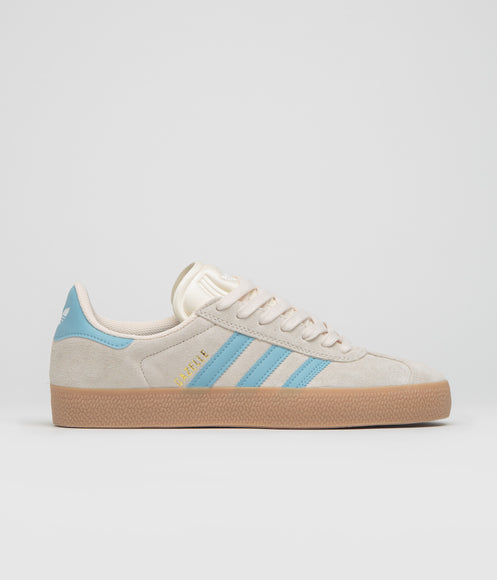Adidas Gazelle ADV Shoes - Wonder White / Preloved Blue / Gum4
