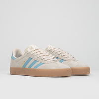 Adidas Gazelle ADV Shoes - Wonder White / Preloved Blue / Gum4 thumbnail