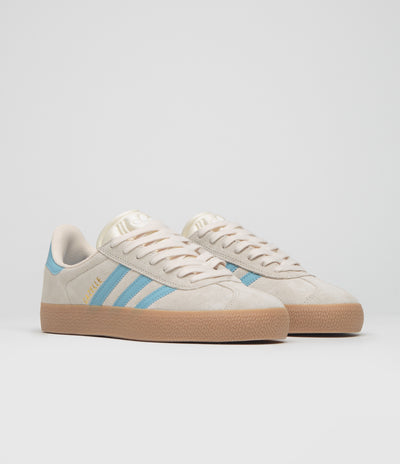 Adidas Gazelle ADV Shoes - Wonder White / Preloved Blue / Gum4