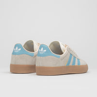 Adidas Gazelle ADV Shoes - Wonder White / Preloved Blue / Gum4 thumbnail