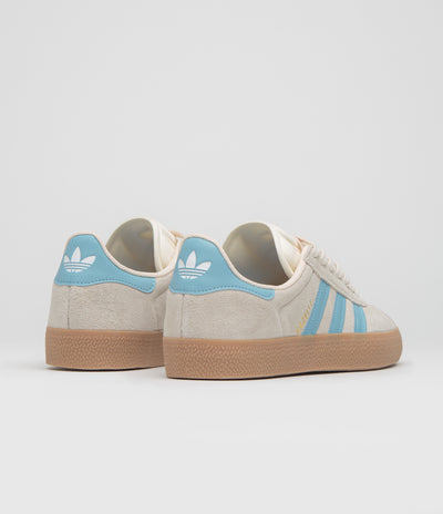 Adidas Gazelle ADV Shoes - Wonder White / Preloved Blue / Gum4