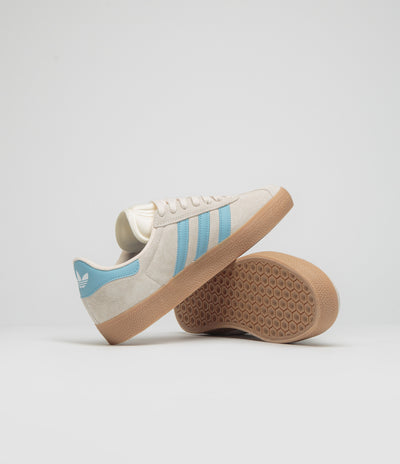 Adidas Gazelle ADV Shoes - Wonder White / Preloved Blue / Gum4