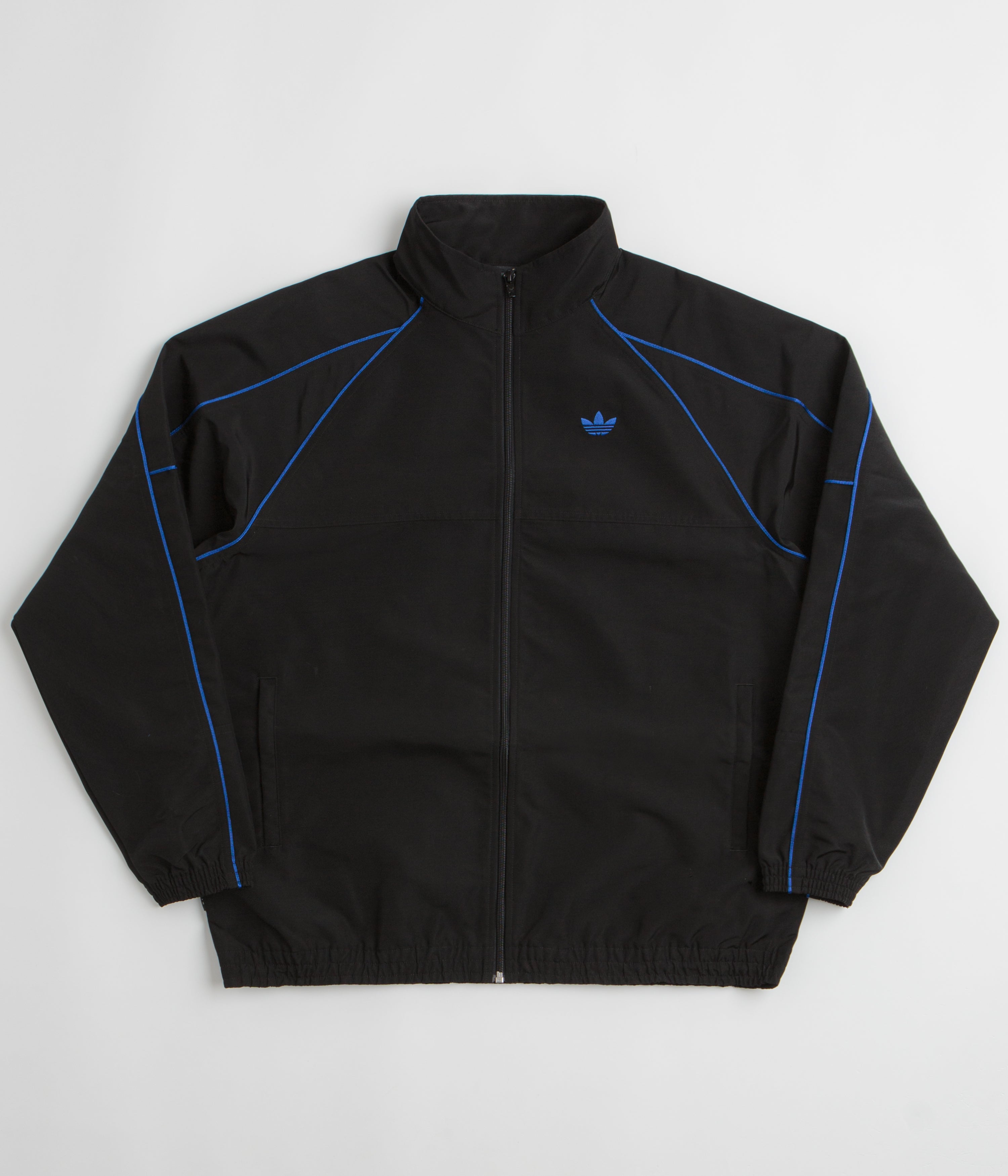 Adidas Gazelle Premiere Track Jacket - Black / White / Team Royal Blue