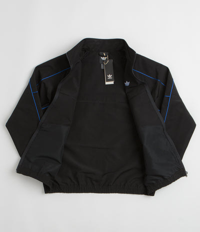 Adidas Gazelle Premiere Track Jacket in Black and White / Team Royal Blue