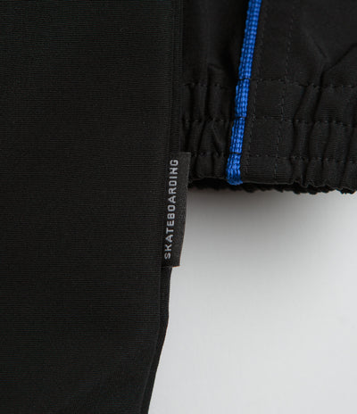 Adidas Gazelle Premiere Track Jacket in Black and White / Team Royal Blue