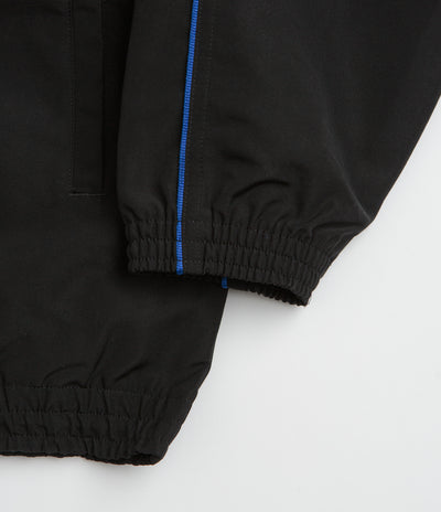 Adidas Gazelle Premiere Track Jacket in Black and White / Team Royal Blue