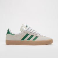 Adidas Gazelle Shoes - Crystal White / Crystal White / Gum4 thumbnail