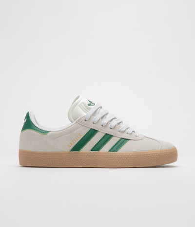 Adidas Gazelle Shoes - Crystal White / Crystal White / Gum4