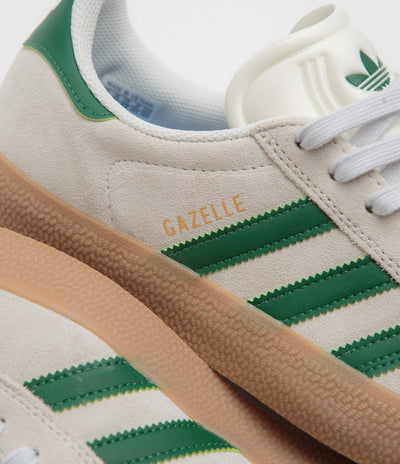 Adidas Gazelle Shoes - Crystal White / Crystal White / Gum4