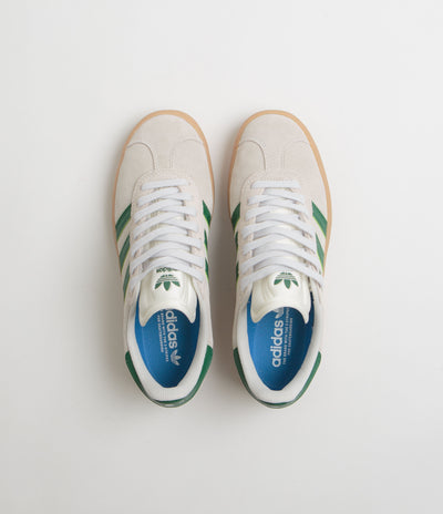 Adidas Gazelle Shoes - Crystal White / Crystal White / Gum4