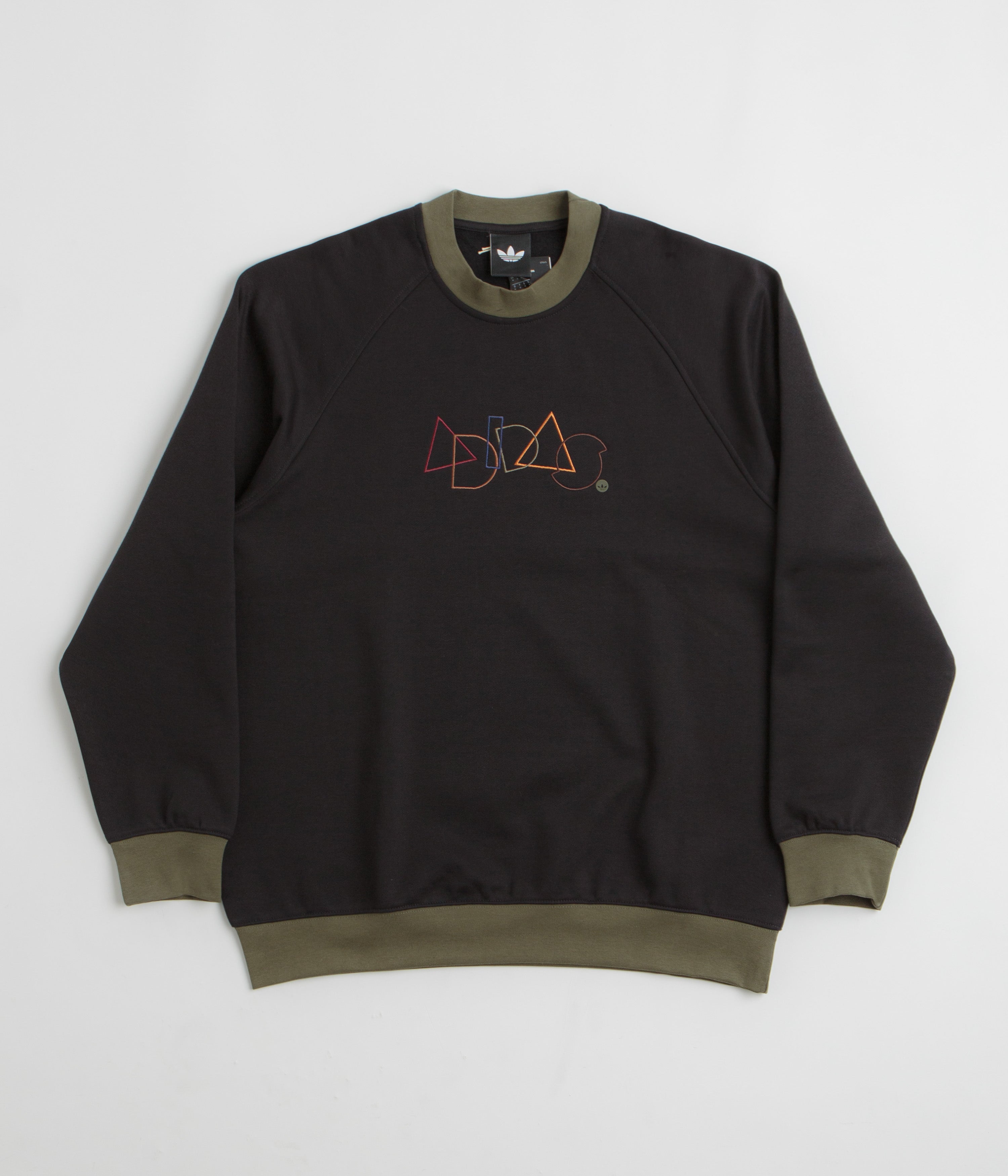 HUF　STILL LIFE CREWNECK SWEATER HUF Still Life Crewneck Sweatshirt - Black | Flatspot