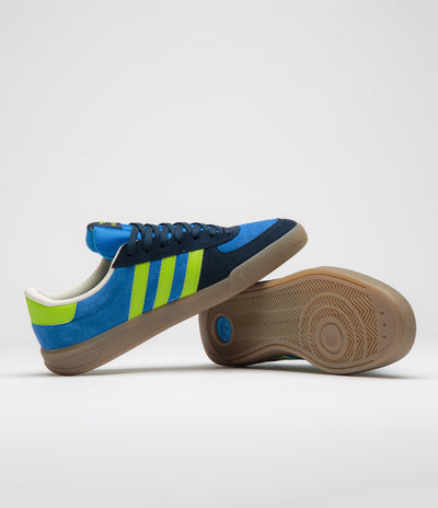 Adidas Glenburn Shoes - Bright Royal / Semi Solar Slime / Collegiate Navy