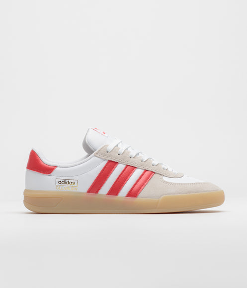 Adidas Glenburn Shoes - FTWR White / Better Scarlet / Gum 3