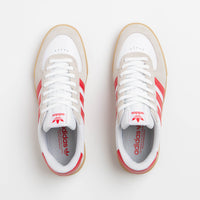 Adidas Glenburn Shoes - FTWR White / Better Scarlet / Gum 3 thumbnail