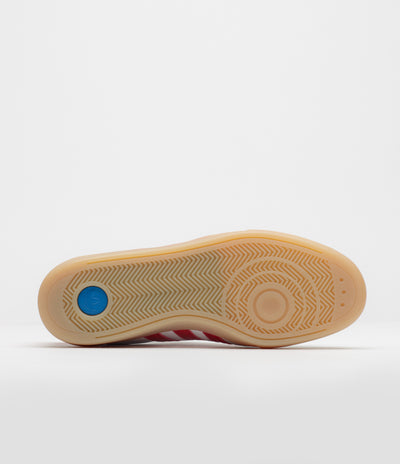 Adidas Glenburn Shoes - FTWR White / Better Scarlet / Gum 3