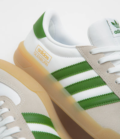 Adidas Glenburn Shoes - FTWR White / Crew Green / Gum3