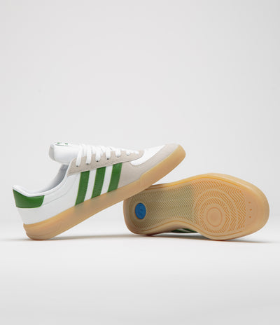 Adidas Glenburn Shoes - FTWR White / Crew Green / Gum3