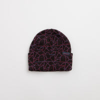 Adidas Gonz Beanie - Black / Muted Purple / Shadow Red thumbnail