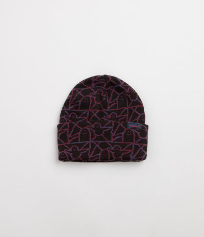 Adidas Gonz Beanie - Black / Muted Purple / Shadow Red