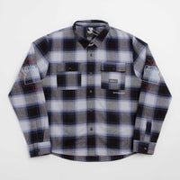 Adidas Gonz Flannel Shirt - Black / Muted Purple / Halo Silver thumbnail