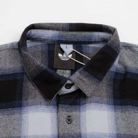 Adidas Gonz Flannel Shirt - Black / Muted Purple / Halo Silver thumbnail