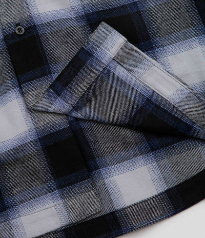Adidas Gonz Flannel Shirt - Black / Muted Purple / Halo Silver