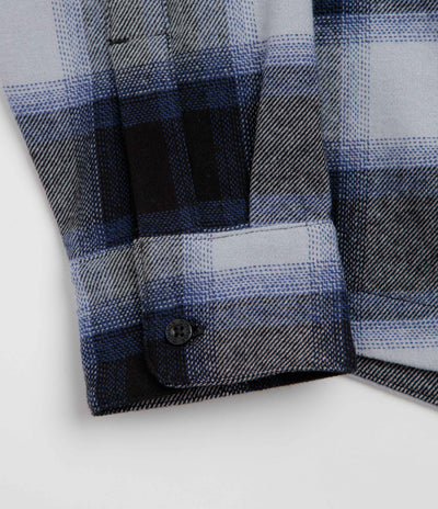 Adidas Gonz Flannel Shirt - Black / Muted Purple / Halo Silver