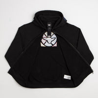 Adidas Gonz Graphic Full Zip Hoodie in Black thumbnail