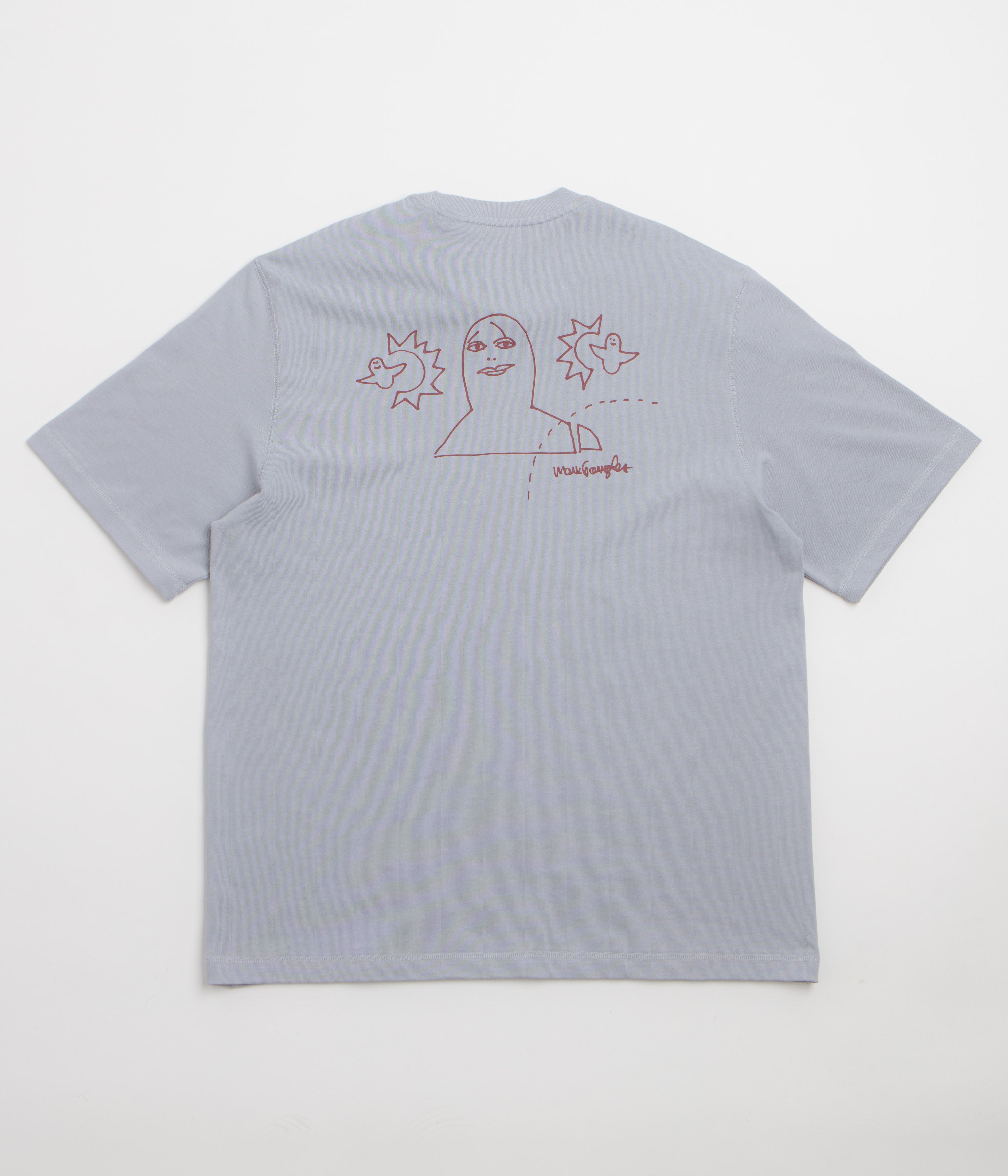 Adidas Gonz NA T-Shirt - Halo Silver / Shadow Red
