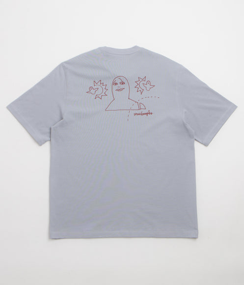 Adidas Gonz NA T-Shirt - Halo Silver / Shadow Red