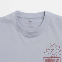 Adidas Gonz NA T-Shirt - Halo Silver / Shadow Red thumbnail