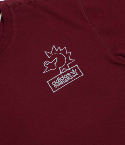 Adidas Gonz NA T-Shirt - Shadow Red / Halo Silver