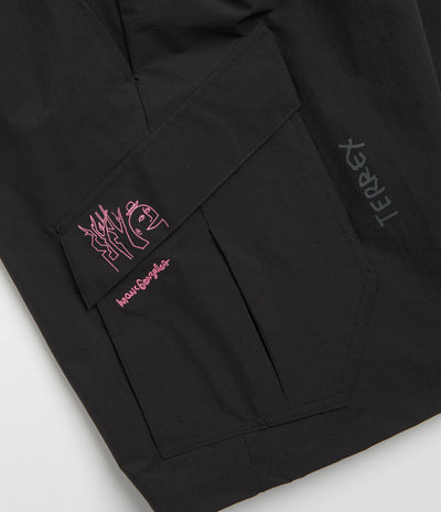 Adidas Gonz x Terrex Shmoofoil Cargo Shorts in Black