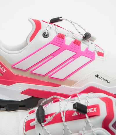Adidas Gonz x Terrex Skychaser Shmoofoil Gore-Tex Shoes in Bliss Pink and FTWR White / Lucid Pink