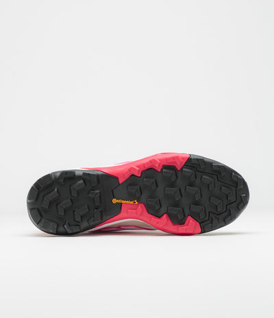 Adidas Gonz x Terrex Skychaser Shmoofoil Gore-Tex Shoes in Bliss Pink and FTWR White / Lucid Pink