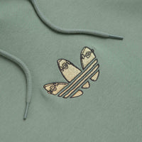 Adidas Henry Jones Deckfoil Hoodie in Silver Green thumbnail