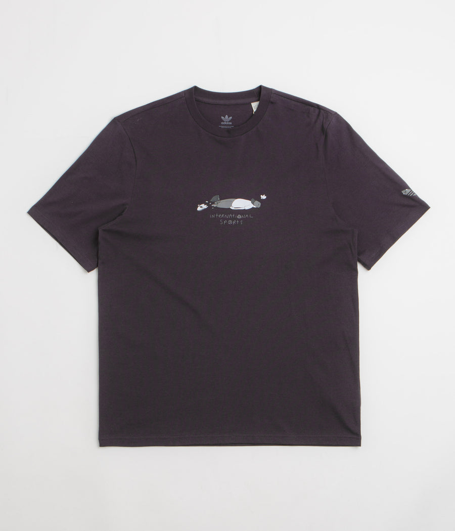 Adidas Henry Jones Defeat T-Shirt in Aurora Black