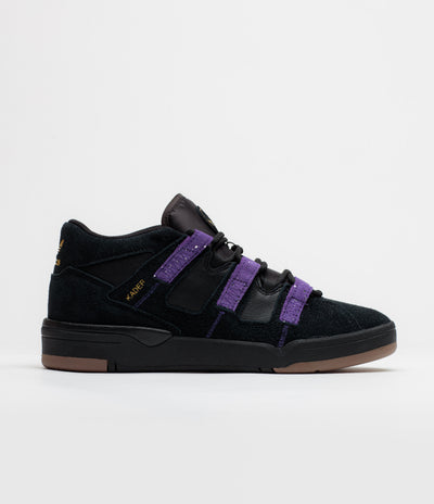 Adidas Kader Shoes - Core Black / Collegiate Purple / Gold Metallic