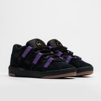Adidas Kader Shoes - Core Black / Collegiate Purple / Gold Metallic thumbnail