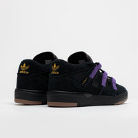 Adidas Kader Shoes - Core Black / Collegiate Purple / Gold Metallic thumbnail