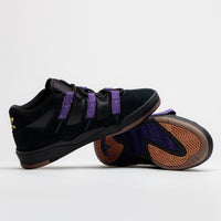 Adidas Kader Shoes - Core Black / Collegiate Purple / Gold Metallic thumbnail