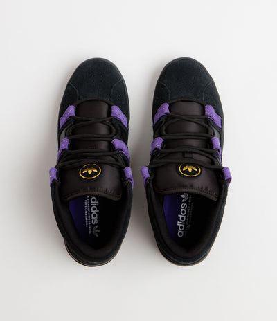 Adidas Kader Shoes - Core Black / Collegiate Purple / Gold Metallic