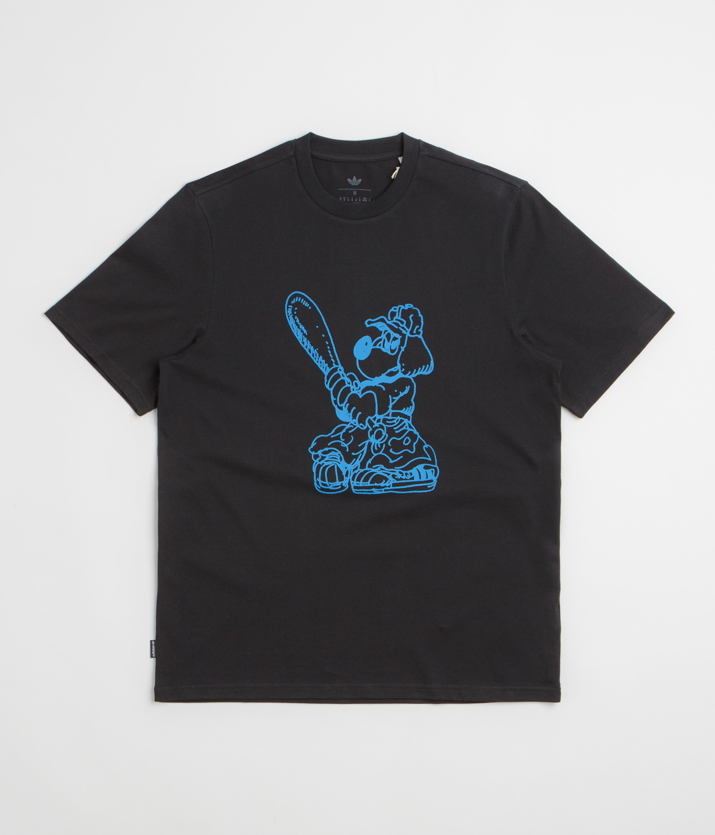 Adidas Kogan Dog T-Shirt - Black / Lucid Ray Blue