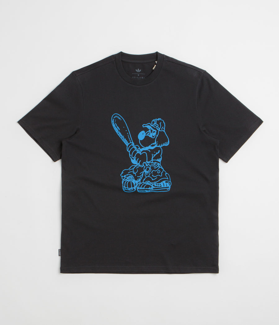 Adidas Kogan Dog T-Shirt - Black / Lucid Ray Blue