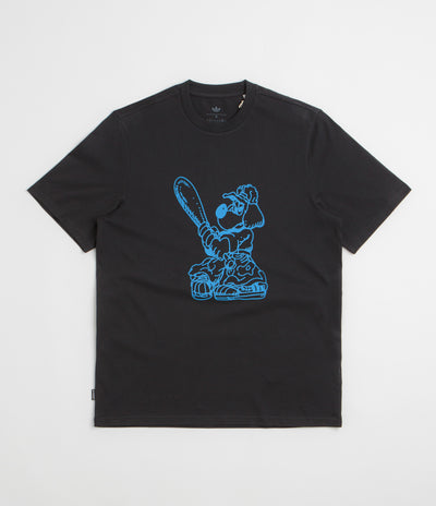 Adidas Kogan Dog T-Shirt - Black / Lucid Ray Blue