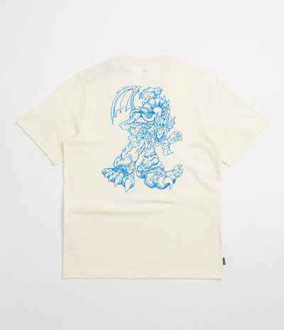 Adidas Kogan Dragon T-Shirt - Cream White / Lucid Ray Blue