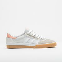 Adidas Lucas Premiere Shoes in FTWR White and Crystal White / Haze Coral thumbnail