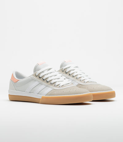 Adidas Lucas Premiere Shoes in FTWR White and Crystal White / Haze Coral